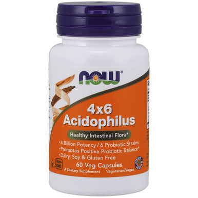 NOW 4 X 6 Acidophilus 60vc