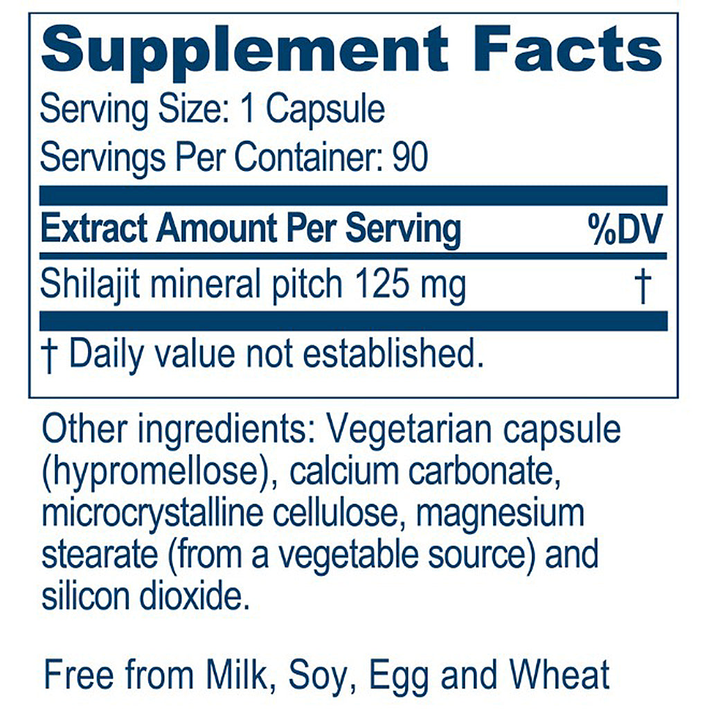 Ayush Herbs Shilajeet Mumiyo 90 vegetarian capsules