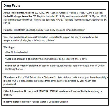Progena Meditrend Allergena (Zone 5) For Kids 1oz