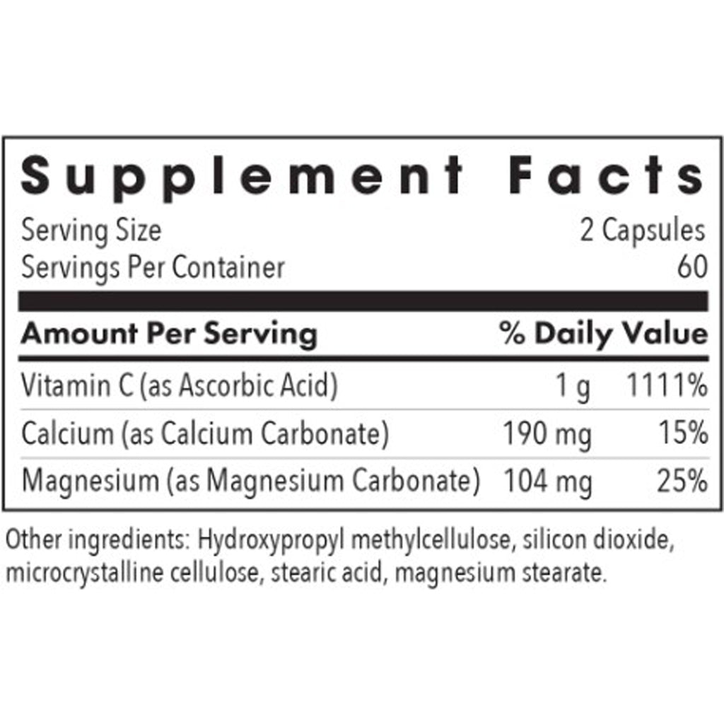 Allergy Research Group Buffered C 500mg 120c