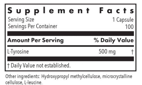 Allergy Research Group L-Tyrosine 100c