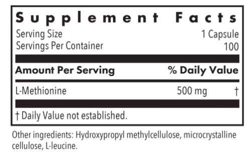 Allergy Research Group L-Methionine 100c