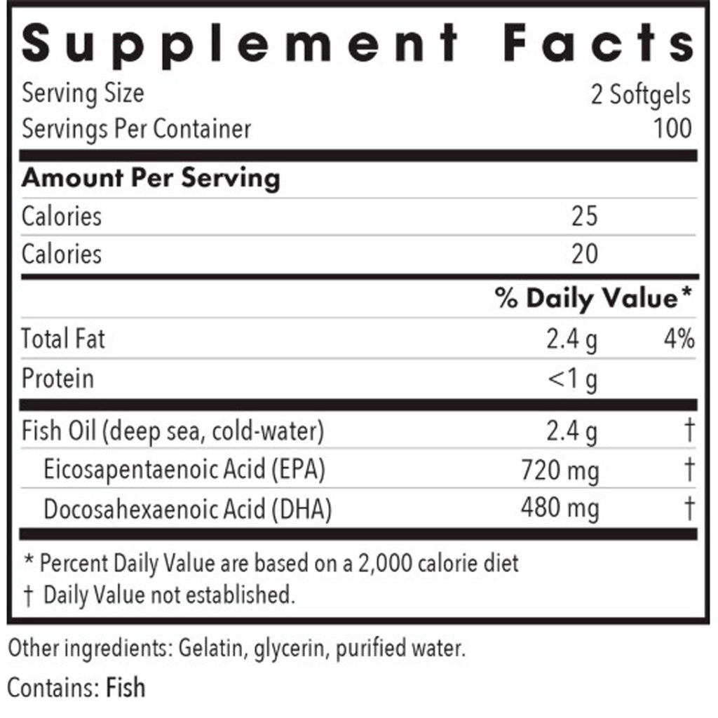 Allergy Research Group Super EPA Fish Oil 200sg