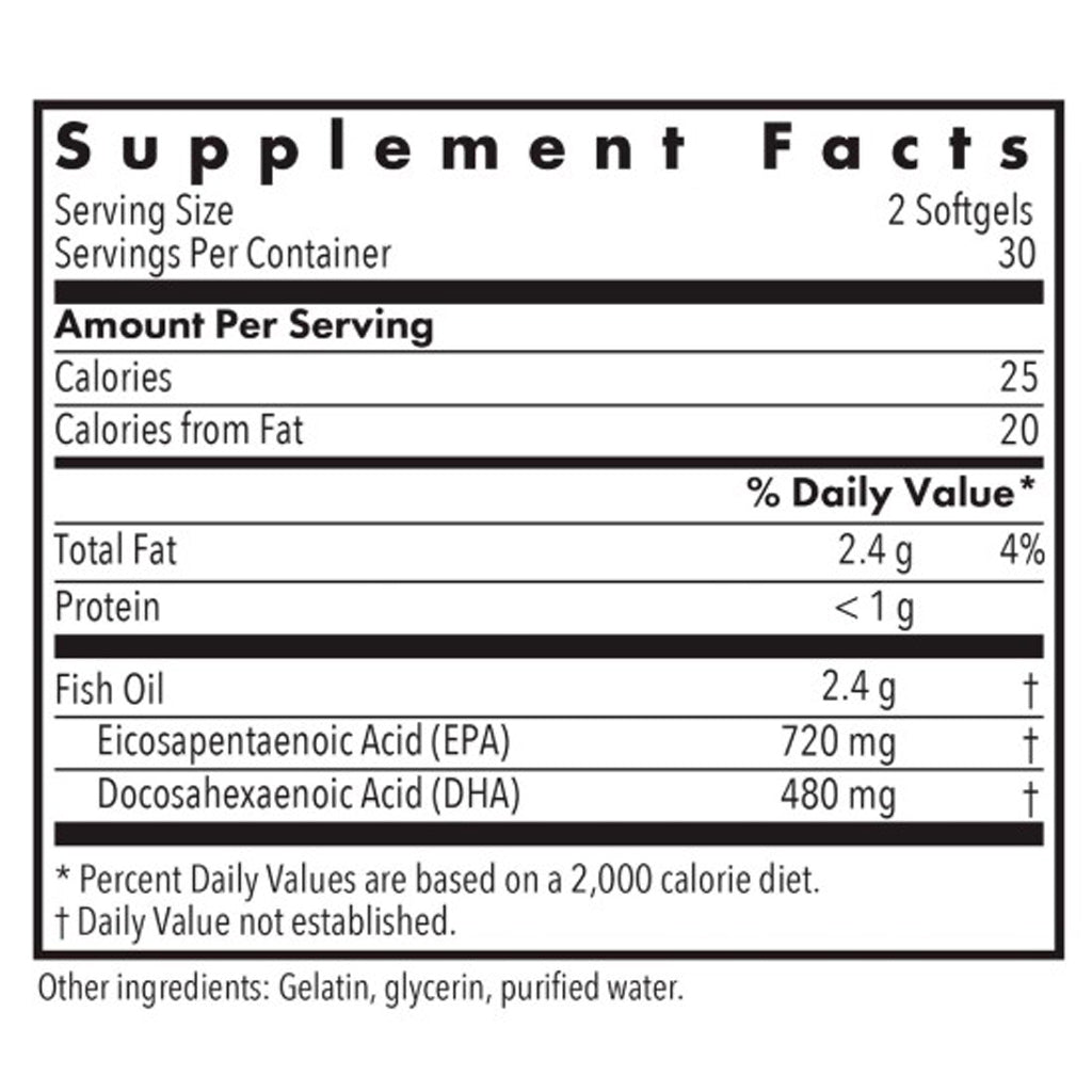 Allergy Research Group Super EPA Fish Oil 60sg