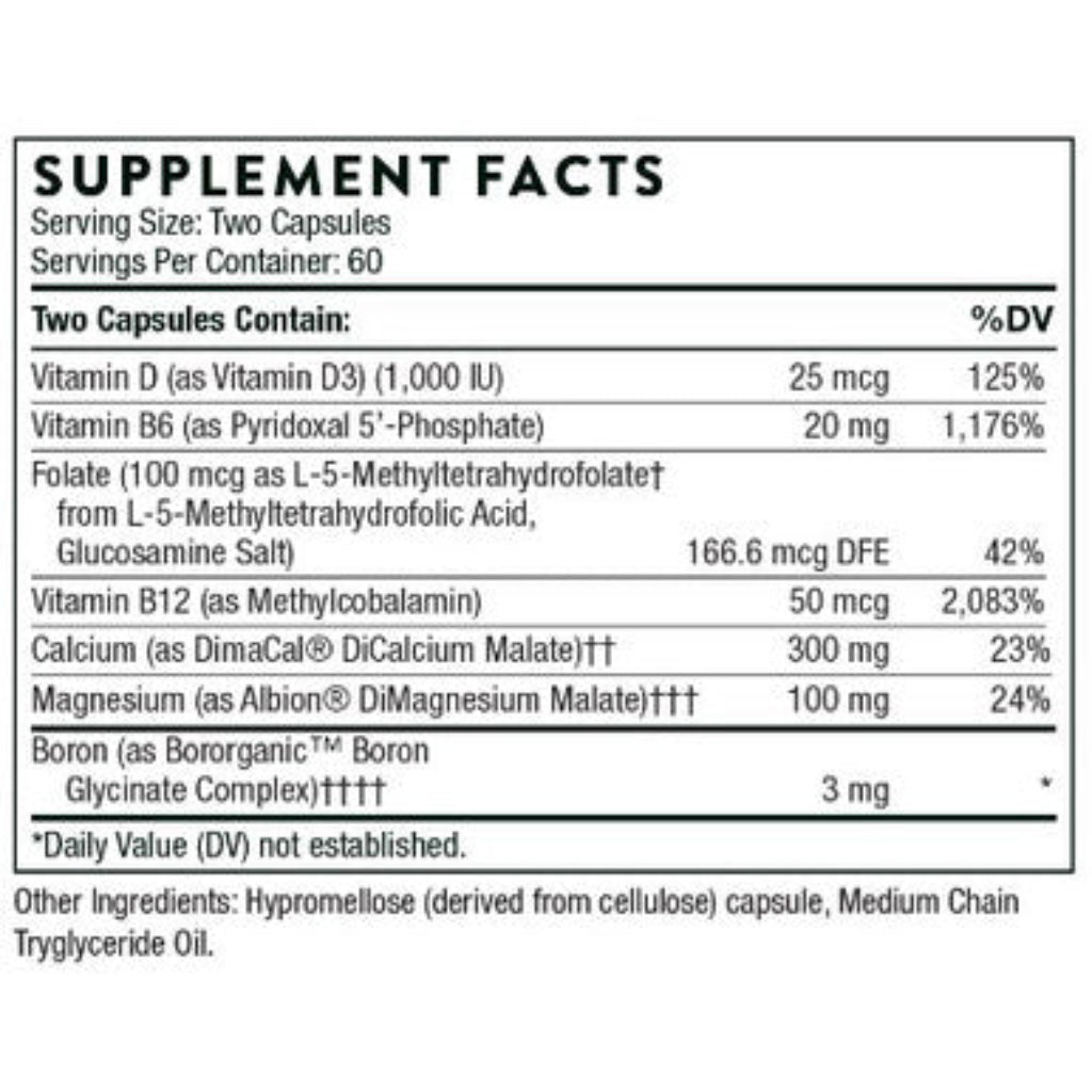 Thorne Advanced Bone Support 120c