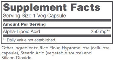 Protocol for Life Alpha-Lipoic Acid 250 mg 90c