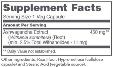 Protocol for Life Balance Ashwaganda Extract 450mg 90vc