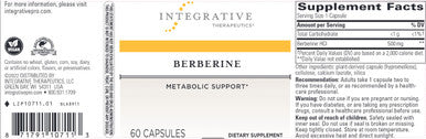 Integrative Therapeutics Berberine 500mg 60C