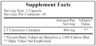 Ecological Formulas C3 Curcumin Complex 60c