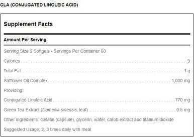 Douglas Laboratories CLA (Conjugated Linoleic Acid) 120sg