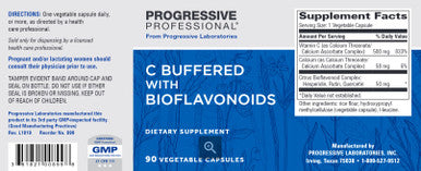 Progressive Labs C Buffered with Bioflavonoids 90c