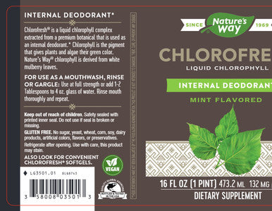 Natures Way Chlorofresh mint 16oz
