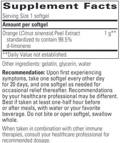 Integrative Therapeutics D-Limonene 10 softgels