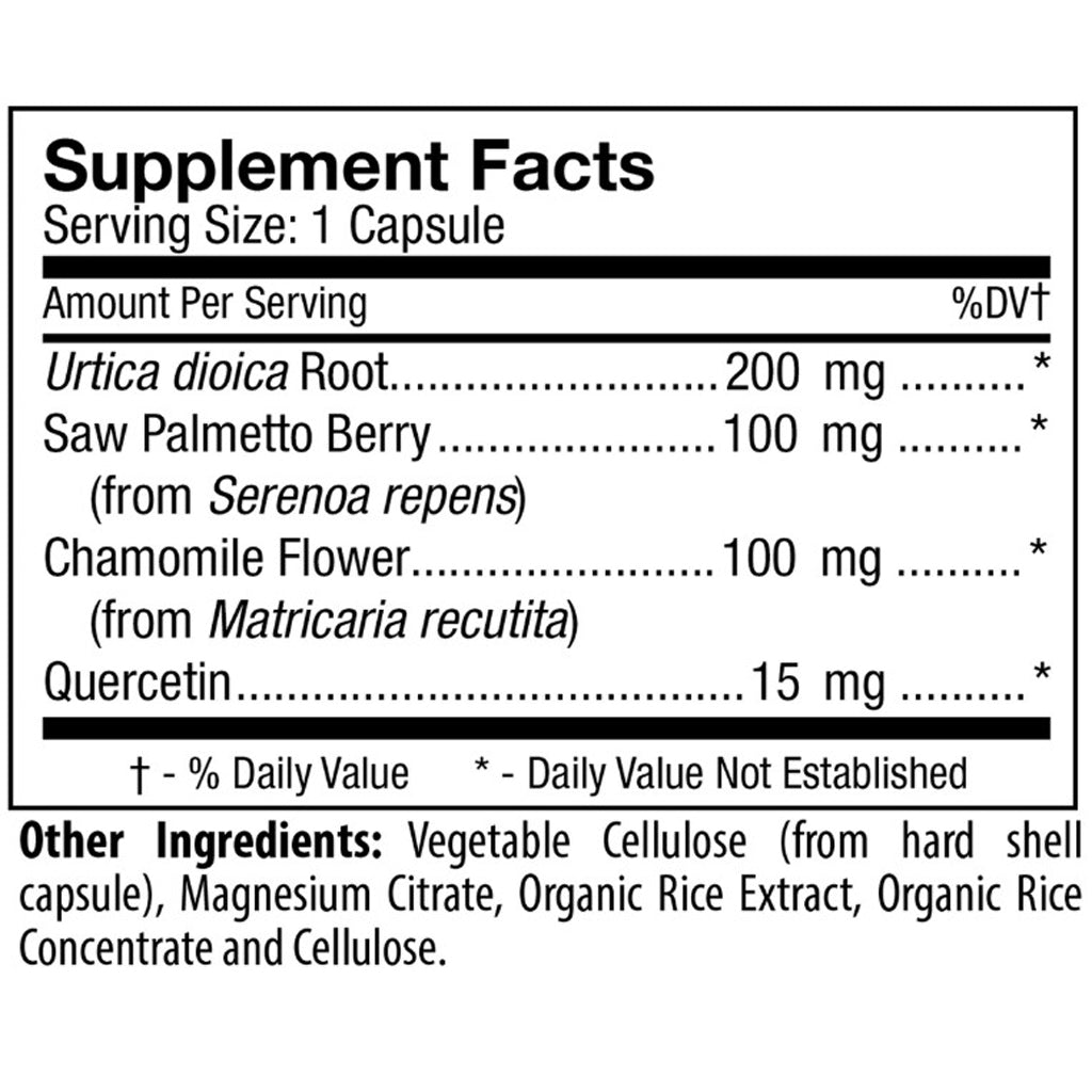 D'Adamo Genoma EQ, urinary health, immune system support, ingredient label, hormonal balance, prostate