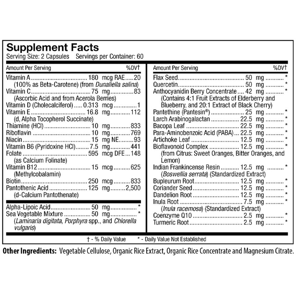 D'Adamo Personalized Nutrition Polyvite Pro Multi-Vitamin (Type A) 120c