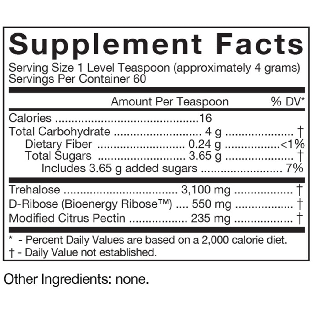 D'Adamo Personalized Nutrition Trehalose Complex 240grams