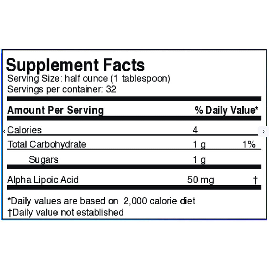 Dr's Advantage Liquid Alpha Lipoic Acid 16oz