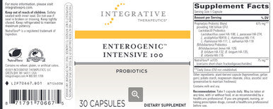 Integrative Therapeutics Enterogenic Intensive 100 30c