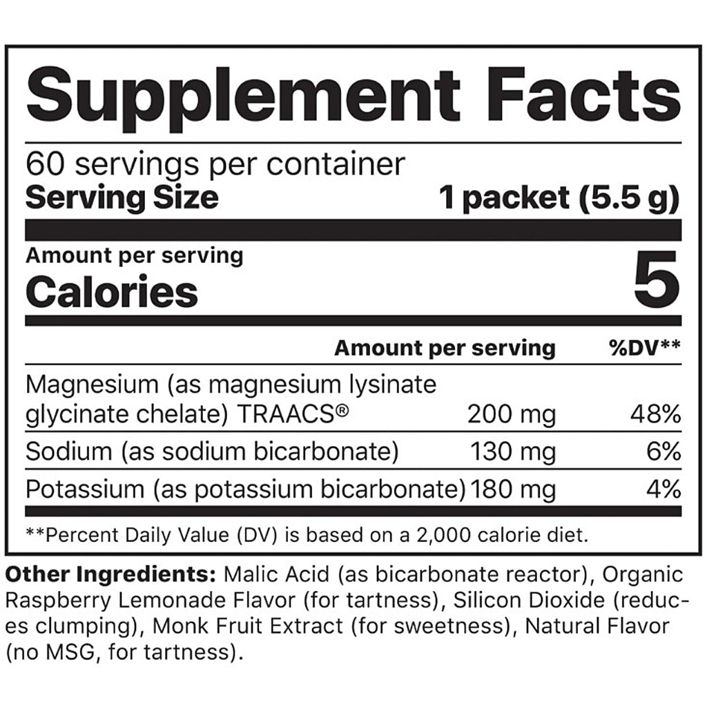 Jigsaw Health MagSoothe Raspberry Lemonade 60 packets