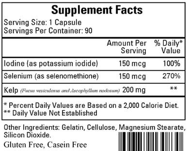Ecological Formulas Kelp-w-Selenomithionate-Iodine 90c