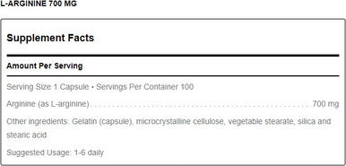 Douglas Laboratories L-Arginine 700mg 100c