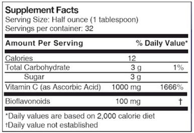 Dr's Advantage Liquid Vitamin C + Bioflavonoids 16oz