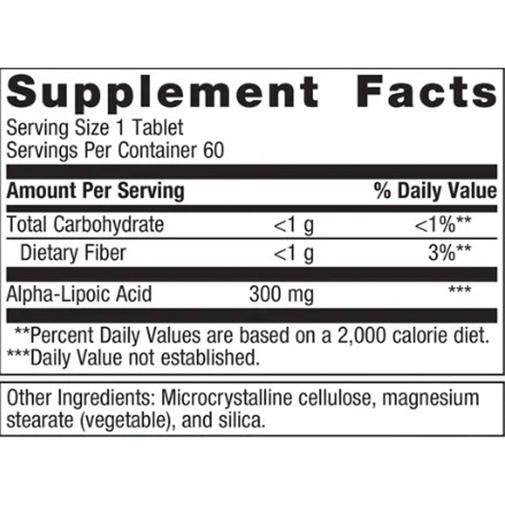 Alpha-Lipoic Acid 300 mg 60 T