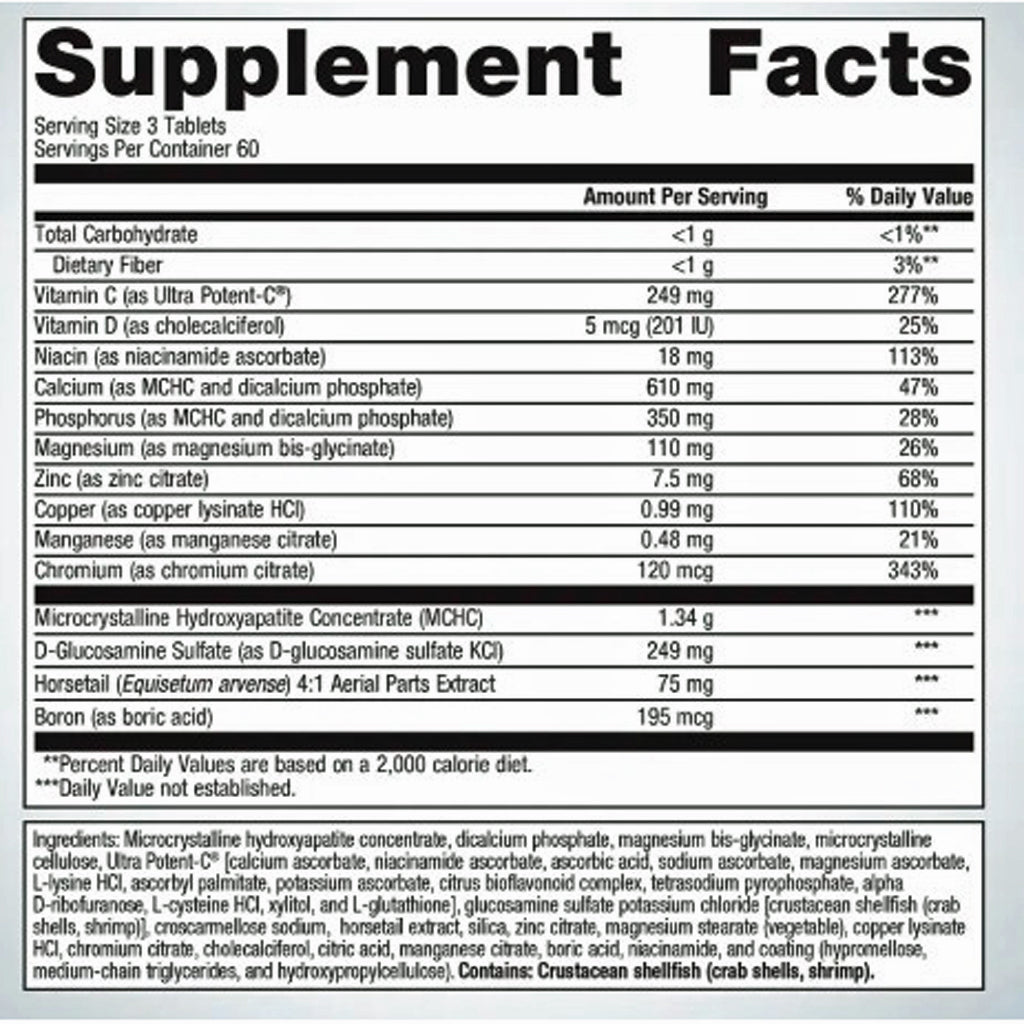 Metagenics Bone Builder Active 180t