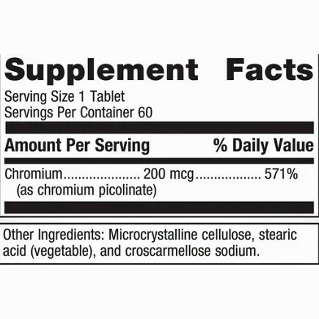 Metagenics Chromium Picolinate 60T