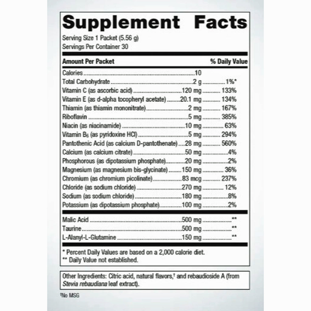 Metagenics Endura Lemonade Packets (30 servings)