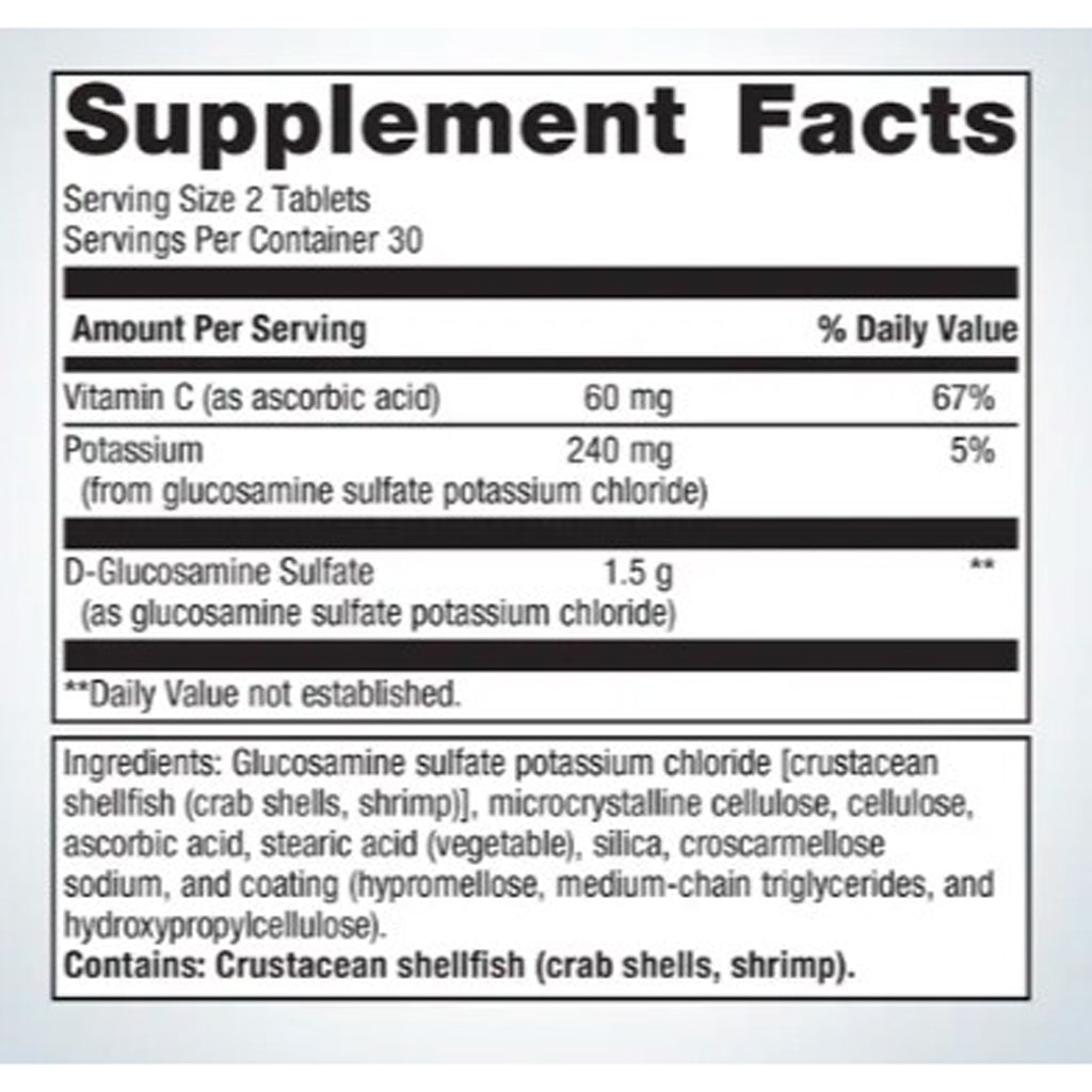 Metagenics Glucosamine Sulfate 750 60t
