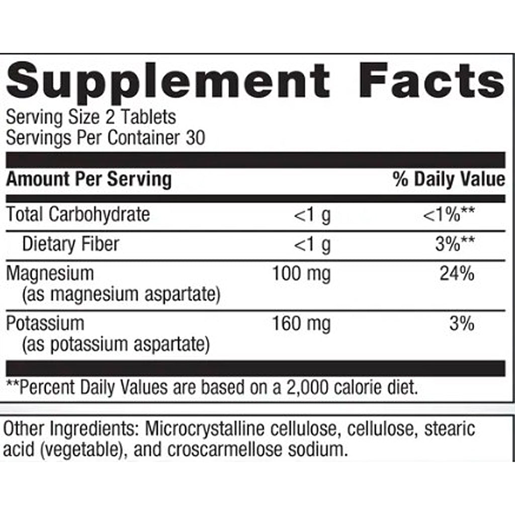 Metagenics Mg-K Aspartate 60t