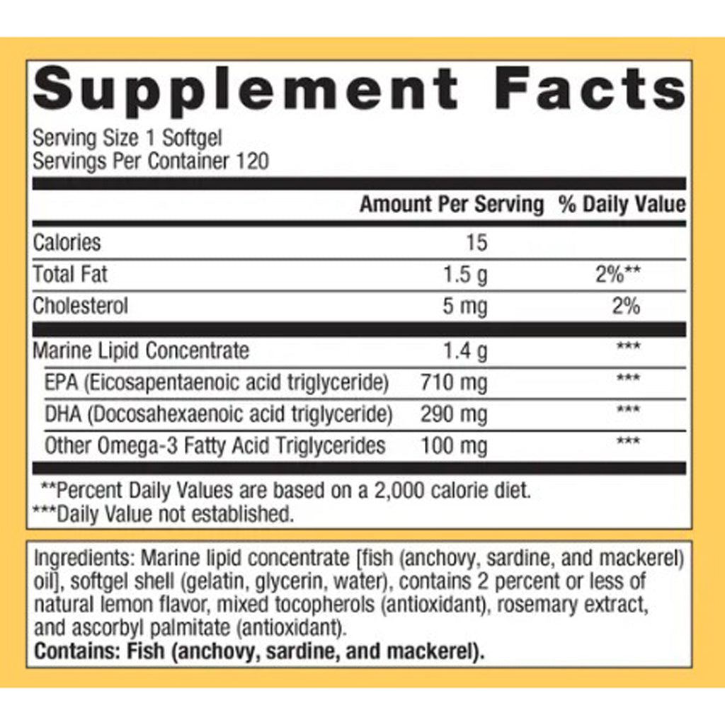 Metagenics OmegaGenics Fish Oil EPA-DHA 1000 120sg