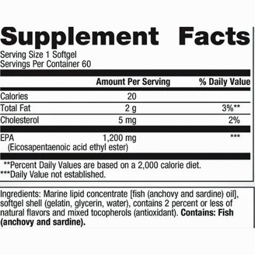 Metagenics OmegaGenics Fish Oil EPA 1200 60sg