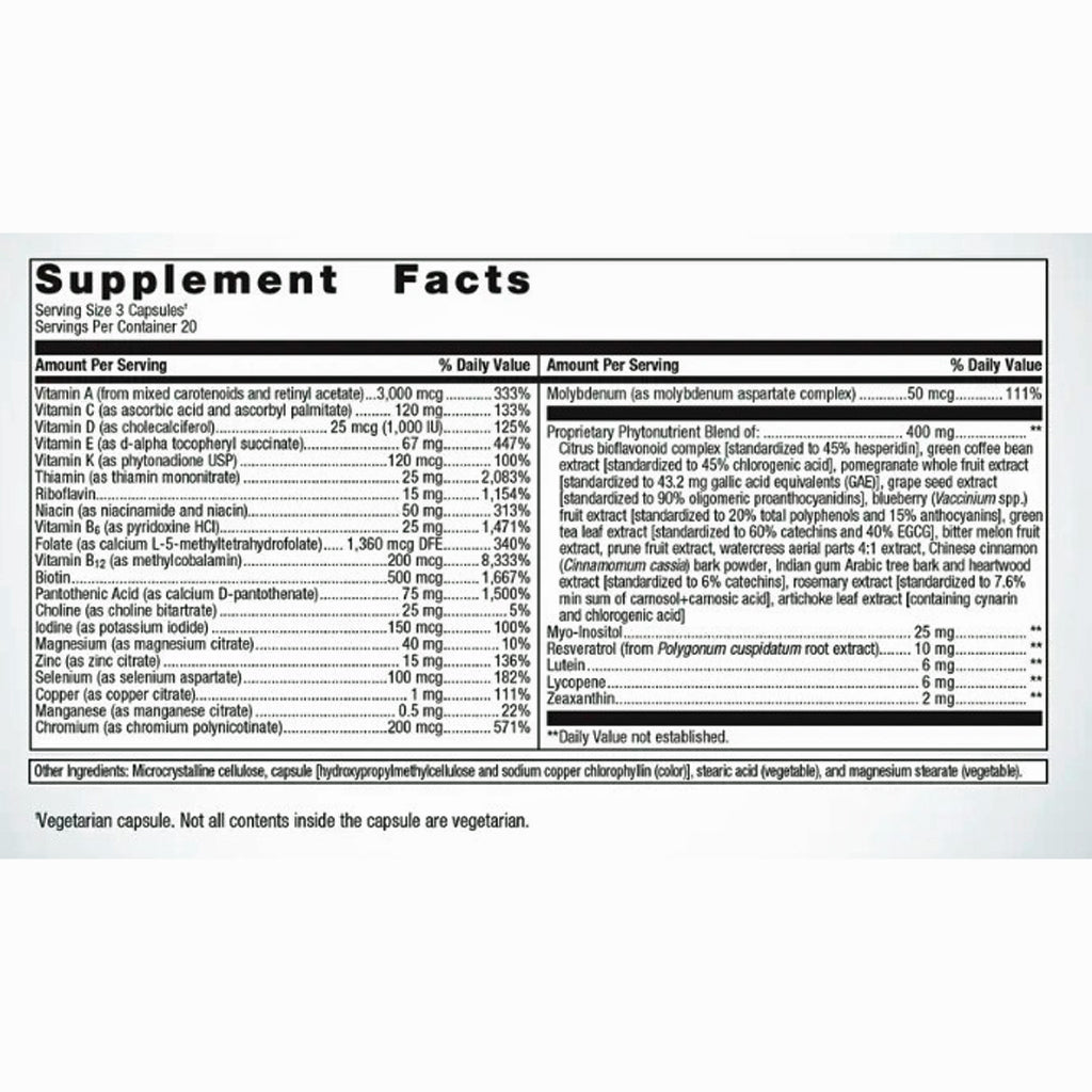 Metagenics Phytomulti 60 Capsules