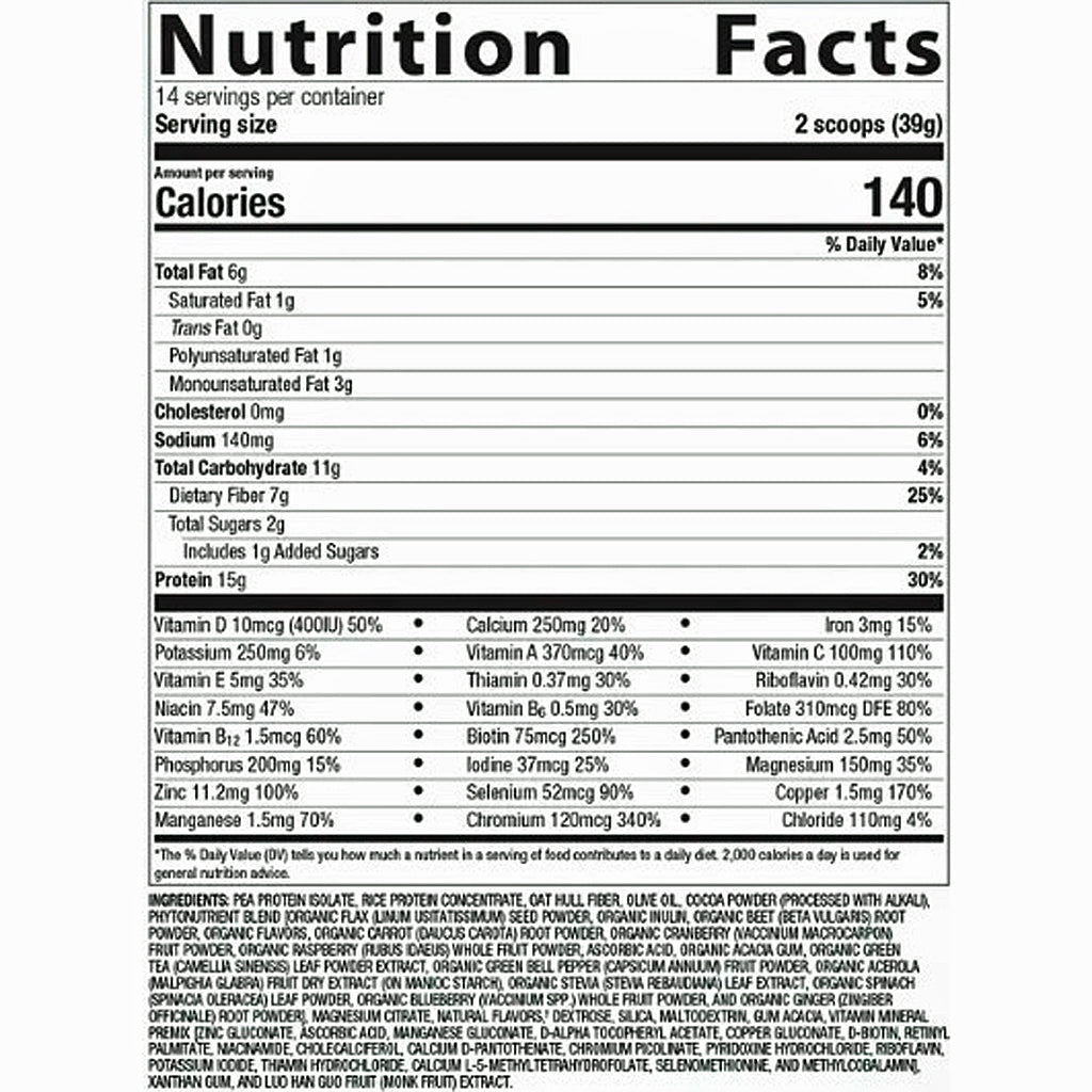 Metagenics Power Nutrition Shake Chocolate 14 servings