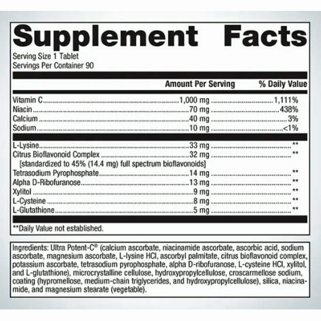 Metagenics Ultra Potent-C 1000 90t