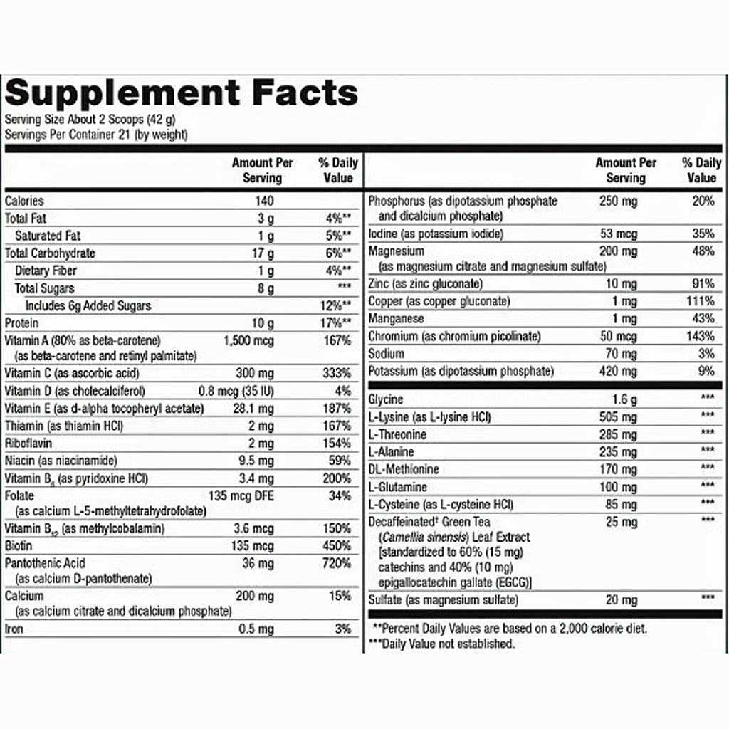 Metagenics UltraClear Plus Detox Powder Vanilla 21 servings