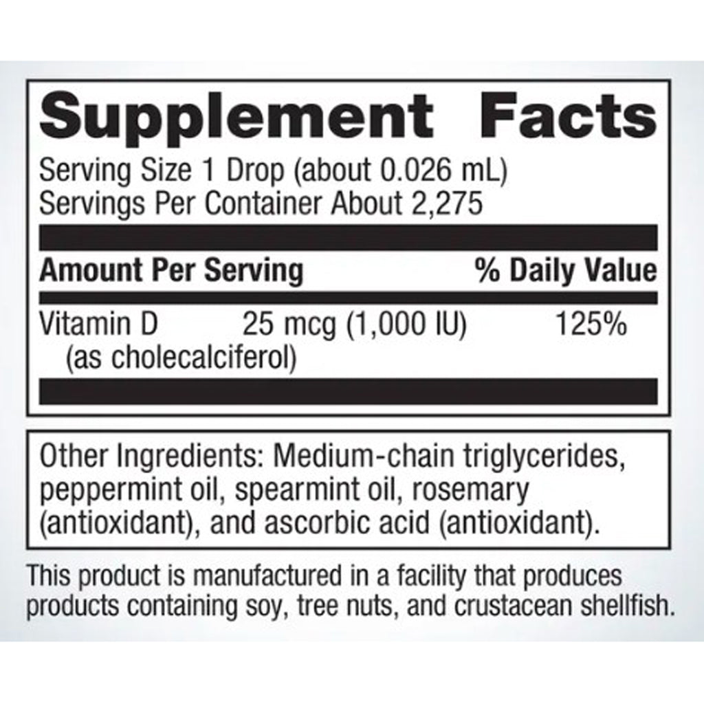 Metagenics D3 liquid 2 oz.