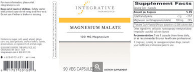 Integrative Therapeutics Magnesium Malate 90c