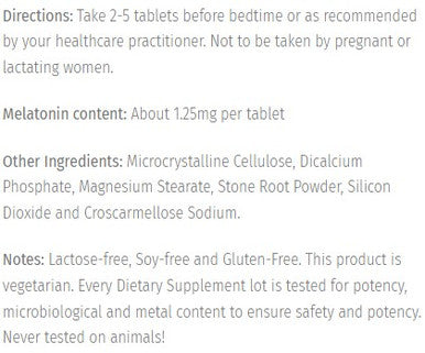 Bezwecken Melatonin 240t