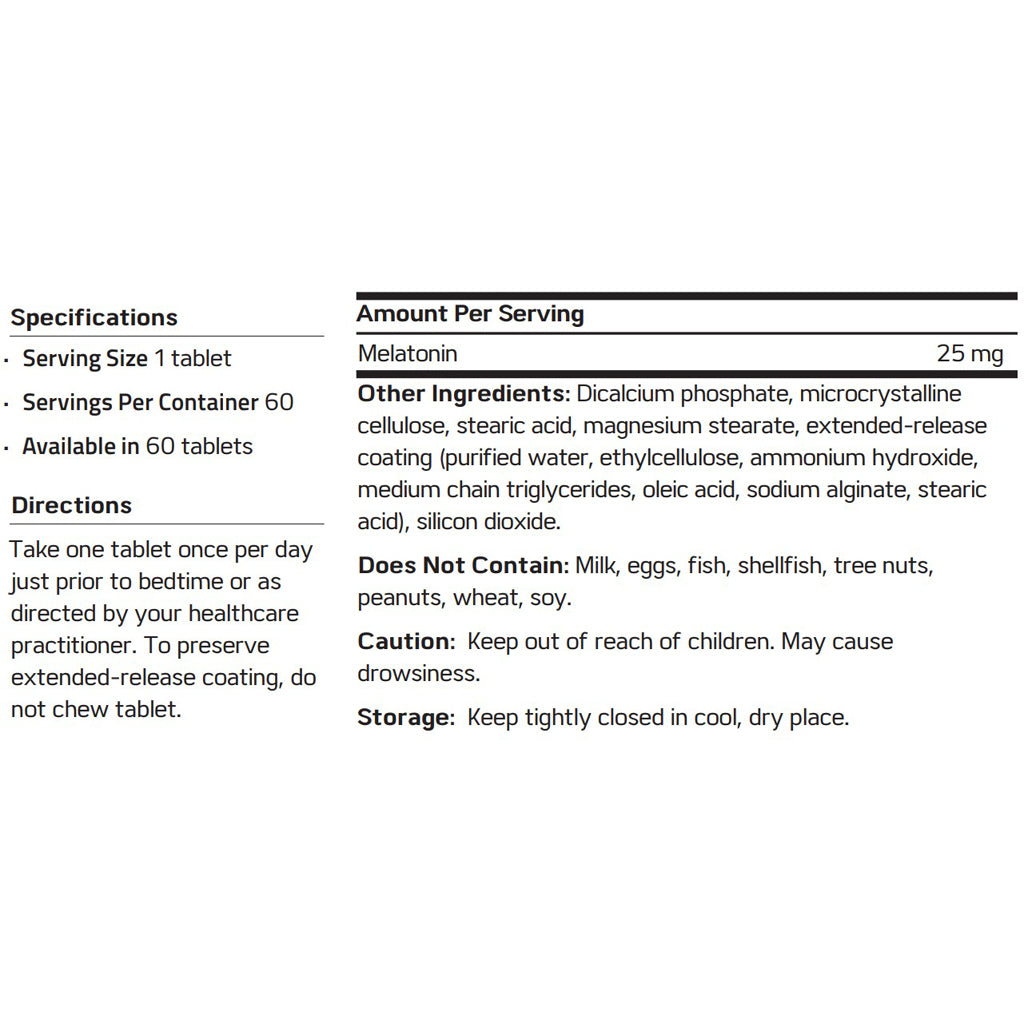 NuMedica Melatonin HD 60tabs