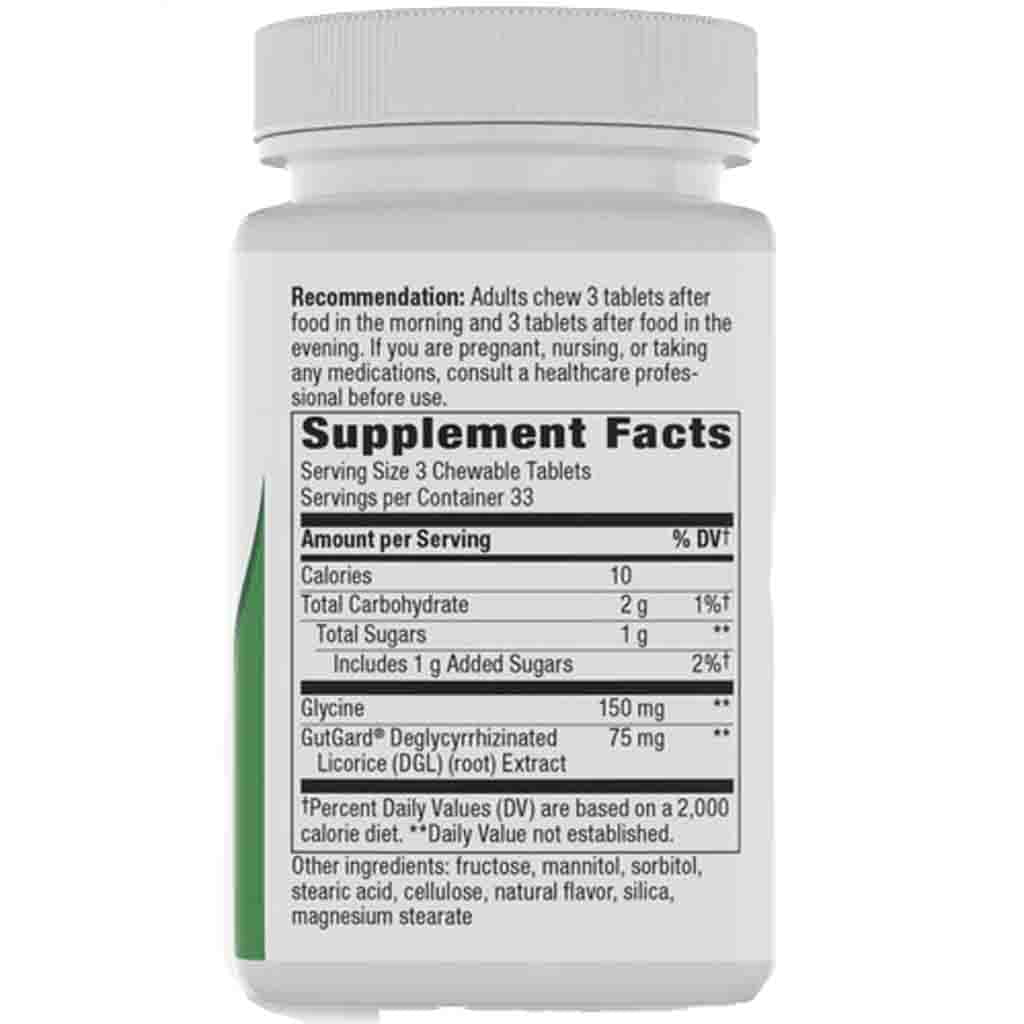 Natures Way DGL Licorice Flavored Chewable 100T