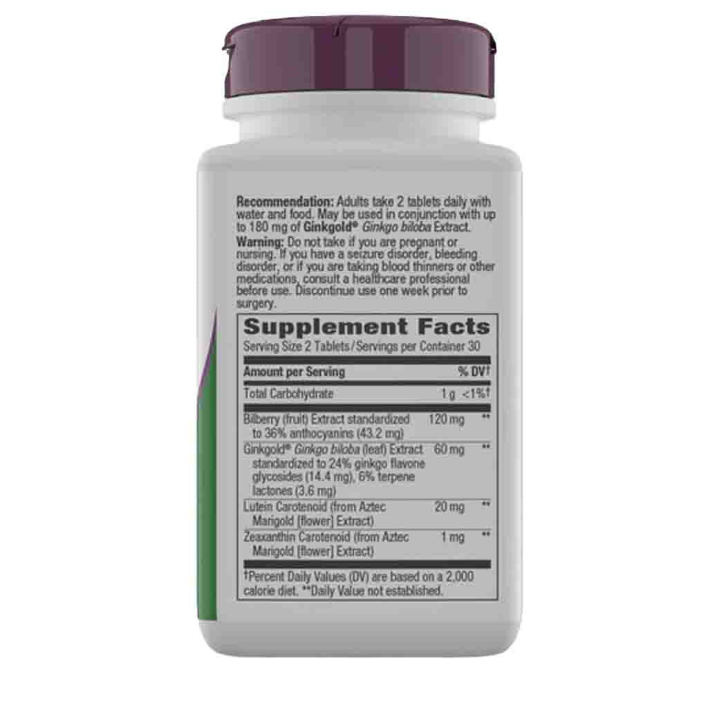 Natures Way Ginkgold Eyes 60 vegan tablets