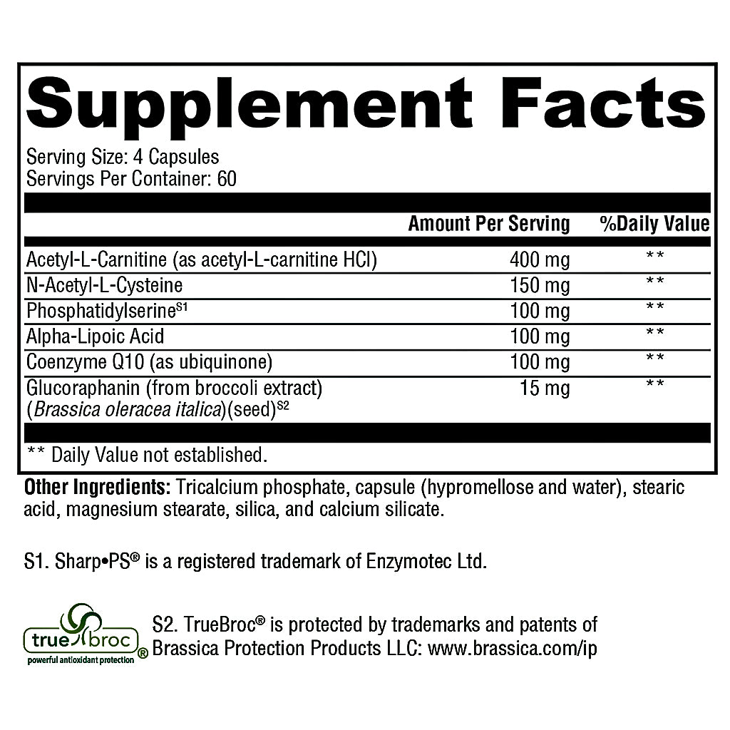 Xymogen NeuroActives BrainSustain 240c