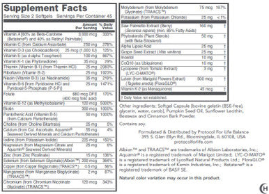 Protocol for Life Balance Ortho Multi for Men 90sg