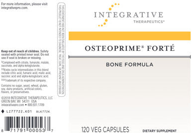 Integrative Therapeutics OsteoPrime Forte 120 Capsules