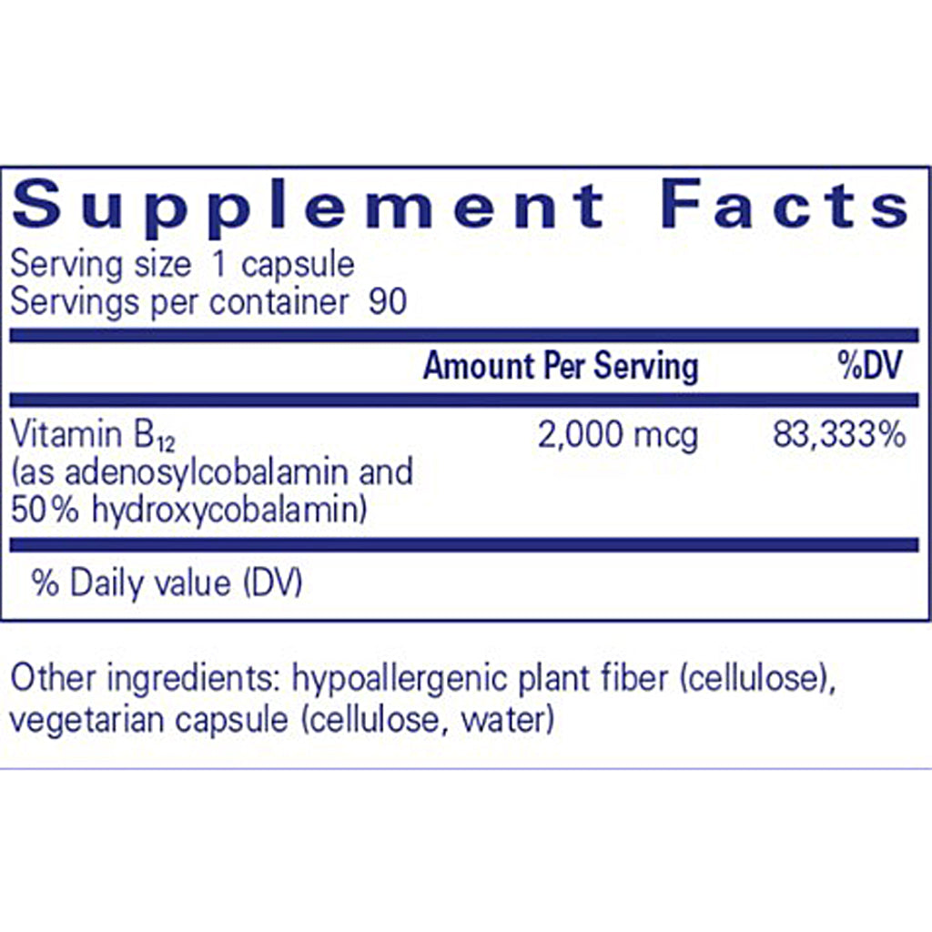 Pure Encapsulations Adenosyl/Hydroxy B12 90C