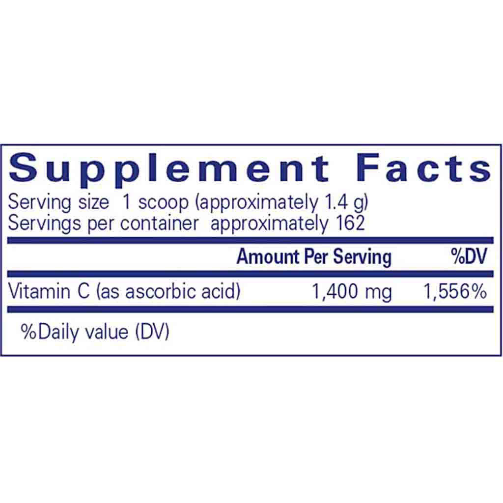 Pure Encapsulations Ascorbic Acid powder 227g