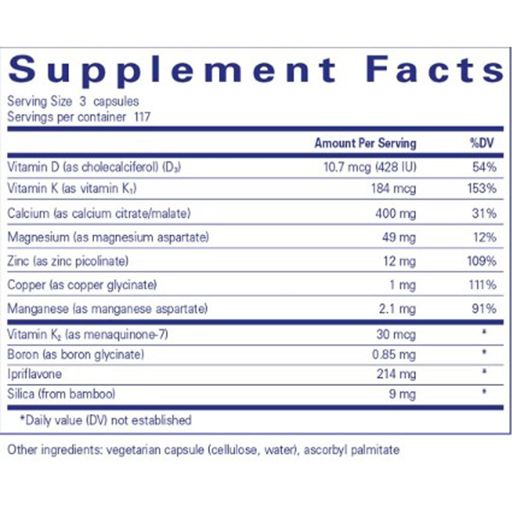 Pure Encapsulations (+) Cal with ipriflavone 350C